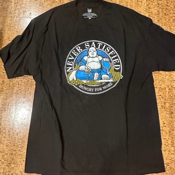 Mens Black t-shirt XL - Picture 1 of 2